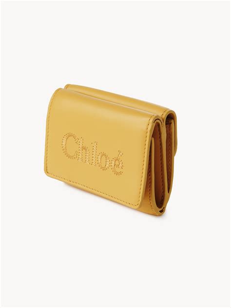 chloe c mini tri fold wallete|Chloé Chloé C Mini Tri Fold .